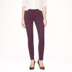 J. Crew Purple Frankie Chinos